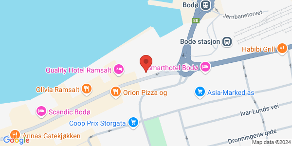 Map displaying event location
