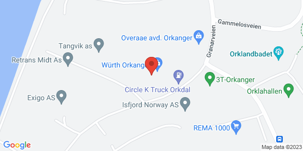Map displaying event location