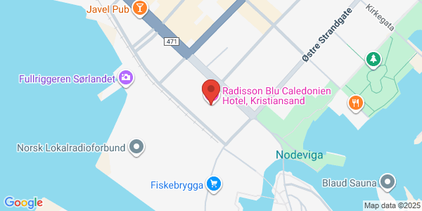 Map displaying event location