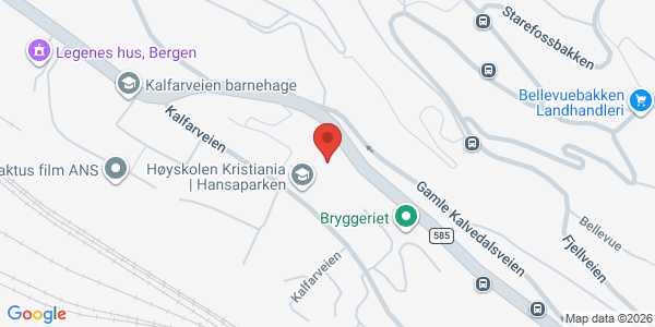 Kart som viser hvor arrangementet foregår