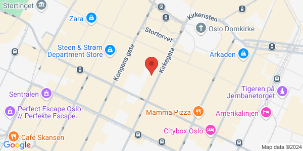Map displaying event location