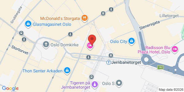 Kart som viser hvor arrangementet foregår