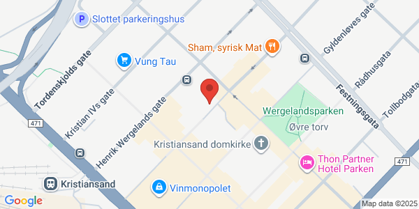 Map displaying event location