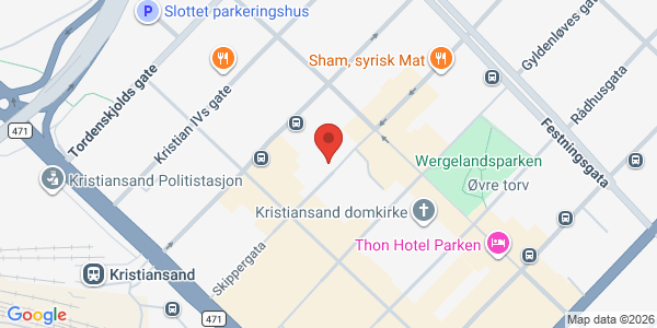 Map displaying event location