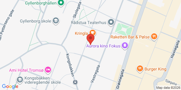 Kart som viser hvor arrangementet foregår