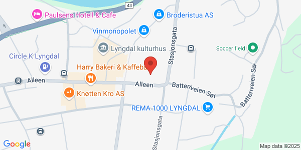 Map displaying event location