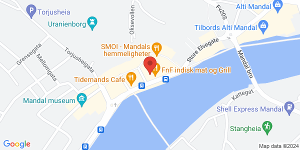 Map displaying event location