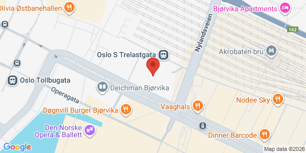 Map displaying event location