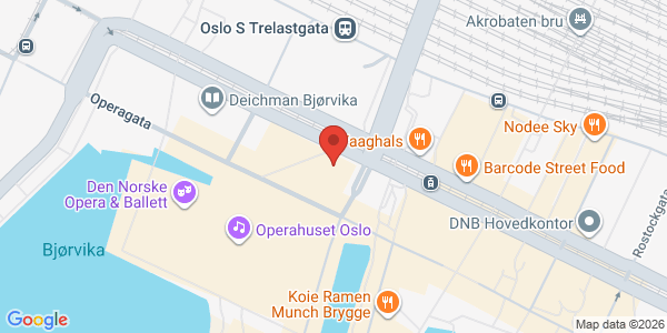 Map displaying event location