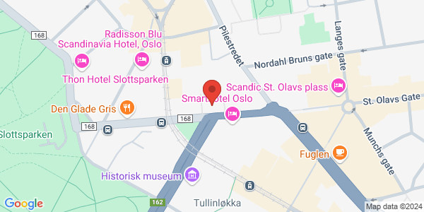 Map displaying event location