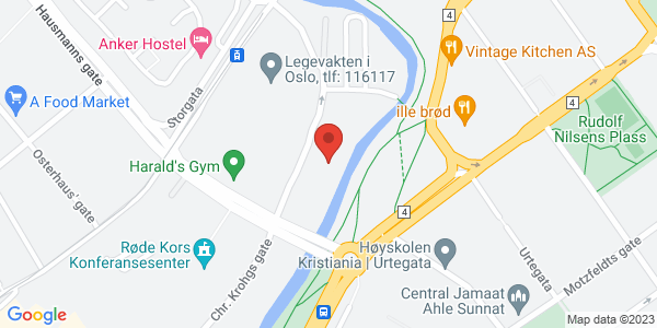 Map displaying event location