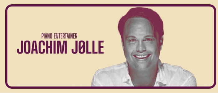 Joachim Jølle er dessverre værfast i nordsjøen. Pianomannen Dagfinn erstatter.