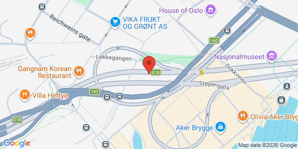 Map displaying event location