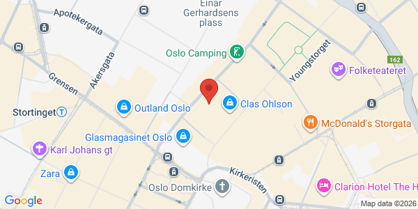 Map displaying event location