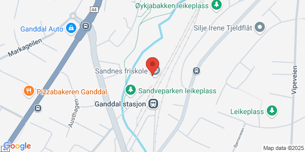 Map displaying event location