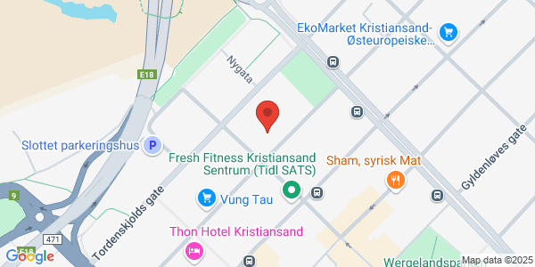 Map displaying event location