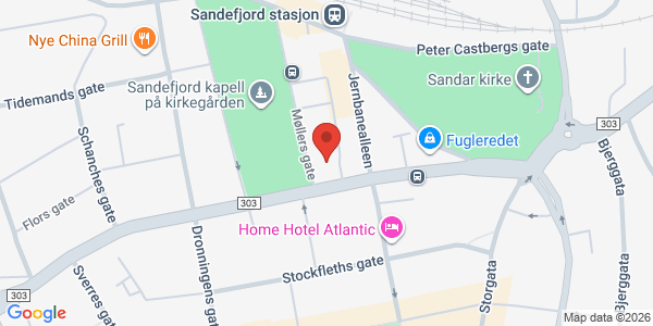 Map displaying event location