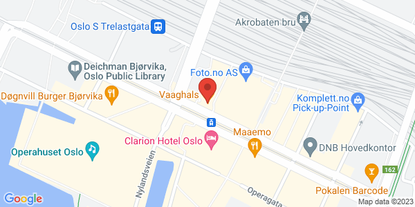 Map displaying event location