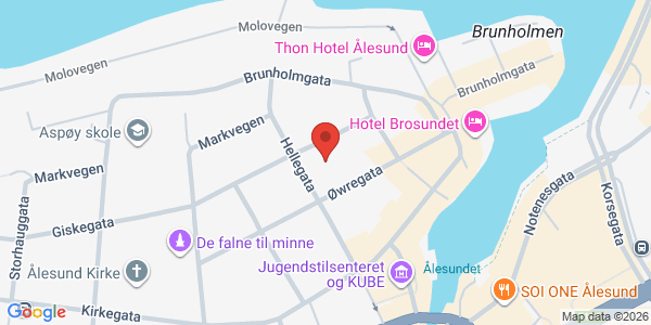 Map displaying event location