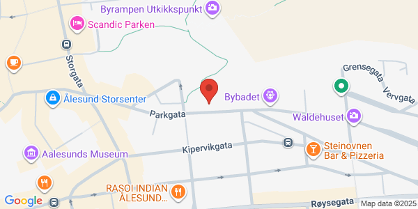 Map displaying event location