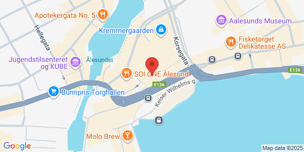 Map displaying event location