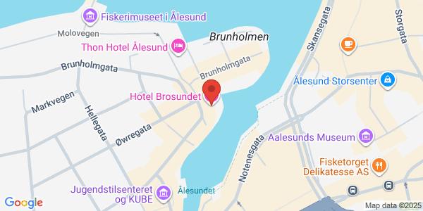 Map displaying event location