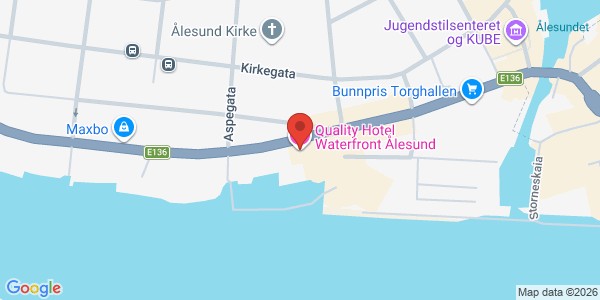 Map displaying event location