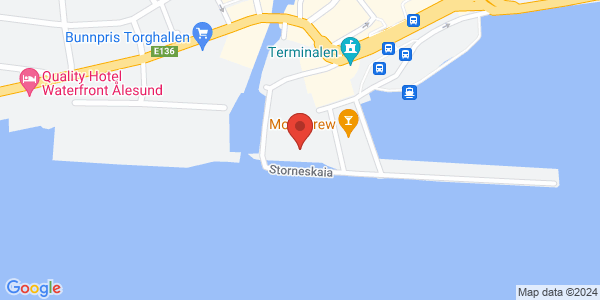 Map displaying event location