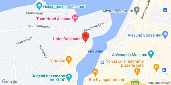 Map displaying event location