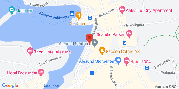 Map displaying event location