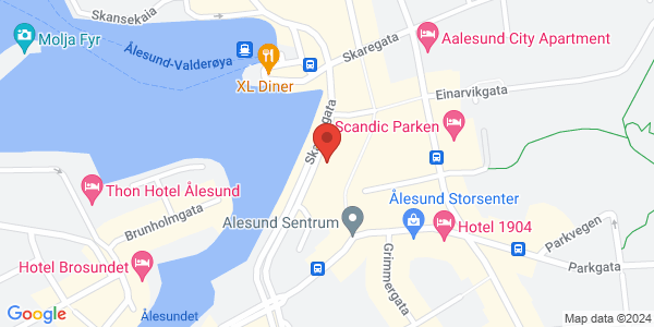 Map displaying event location