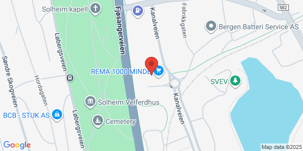 Map displaying event location