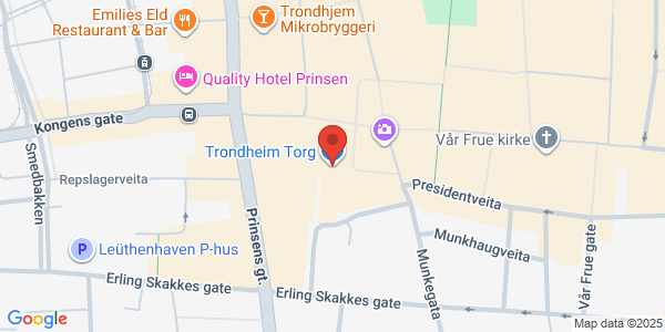 Kart som viser hvor arrangementet foregår