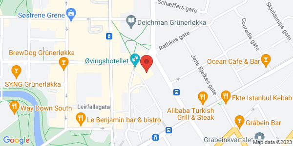 Map displaying event location