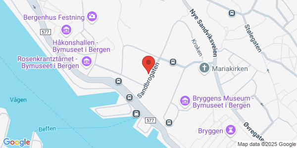 Map displaying event location