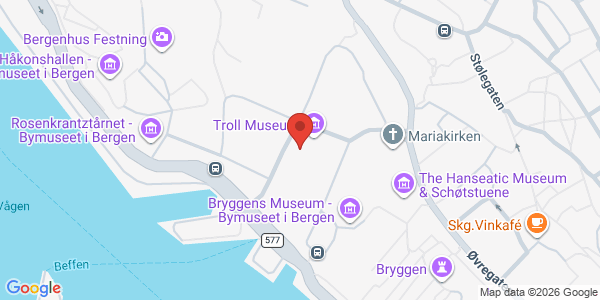 Map displaying event location