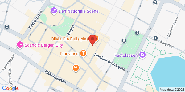 Map displaying event location