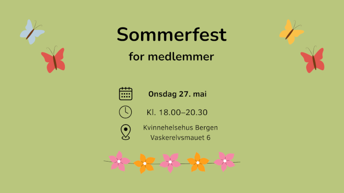 Sommerfest for medlemmer