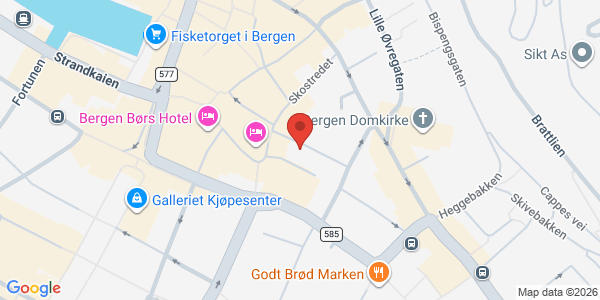 Map displaying event location