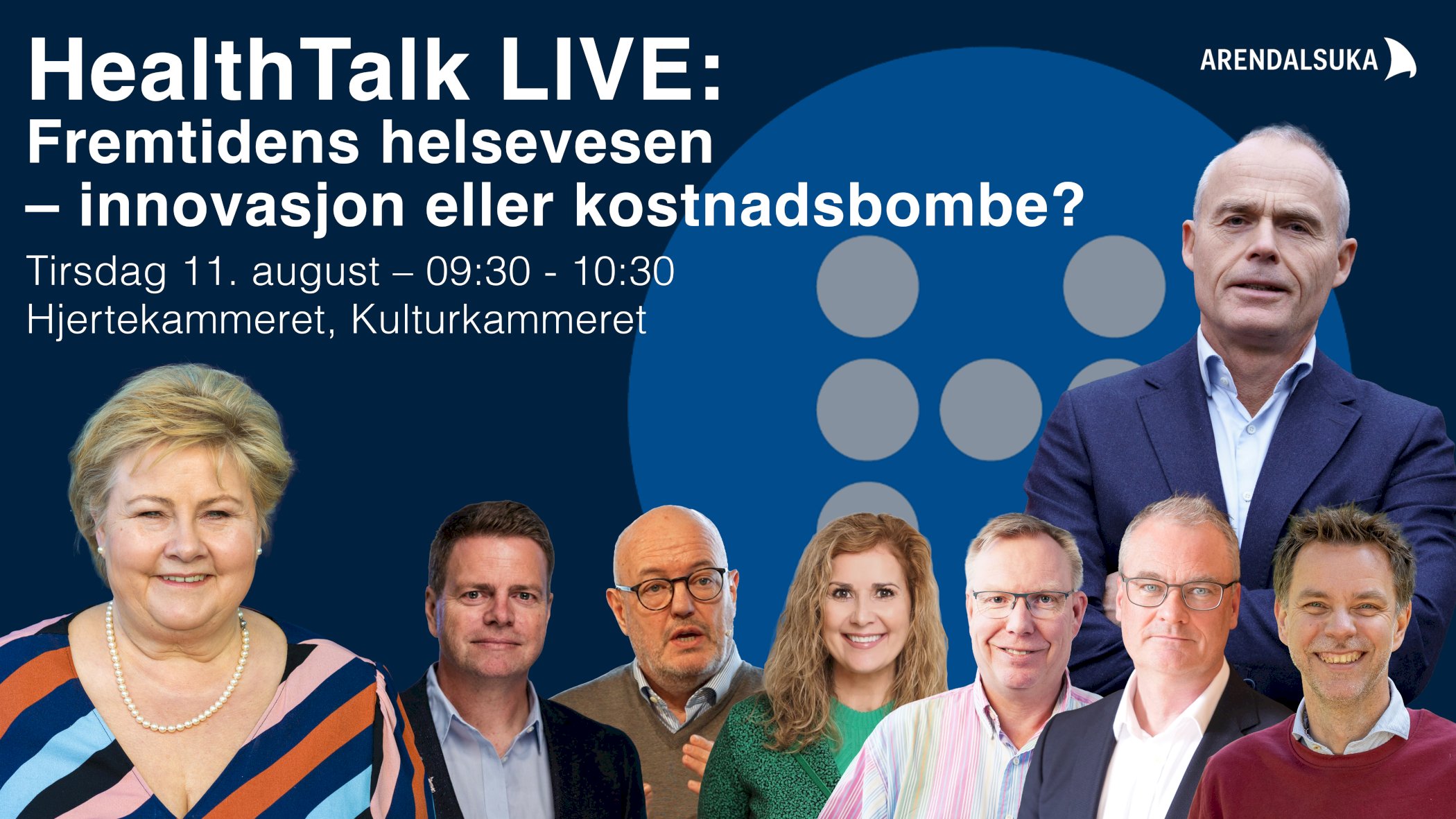 HealthTalk LIVE: Fremtidens helsevesen – innovasjon eller kostnadsbombe?