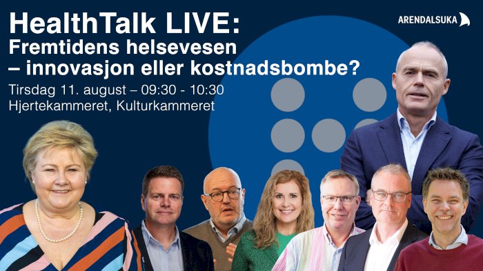 HealthTalk LIVE: Fremtidens helsevesen – innovasjon eller kostnadsbombe?