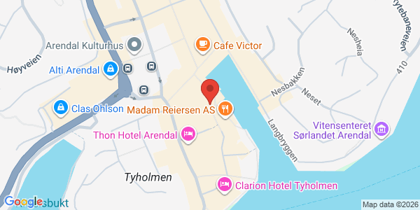 Map displaying event location