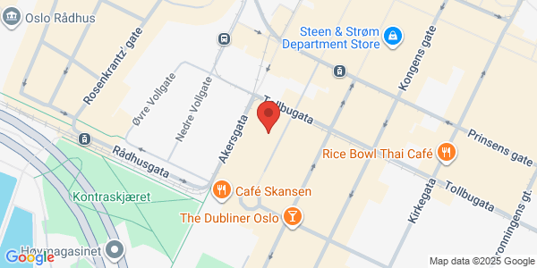 Map displaying event location