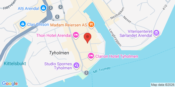 Map displaying event location