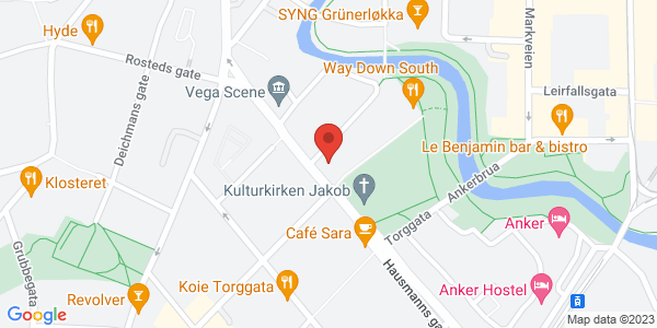 Map displaying event location