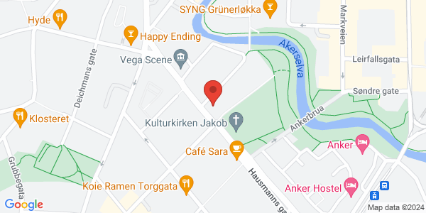 Map displaying event location