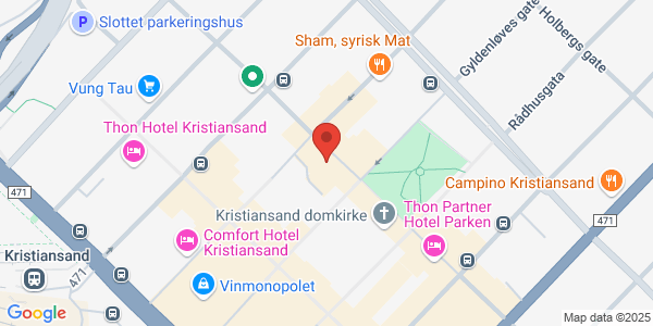 Map displaying event location