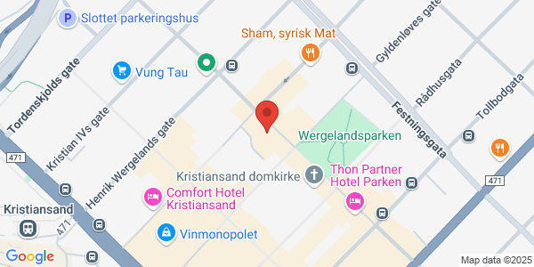 Map displaying event location