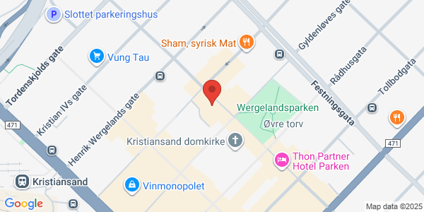 Map displaying event location