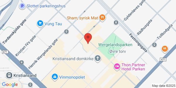 Map displaying event location